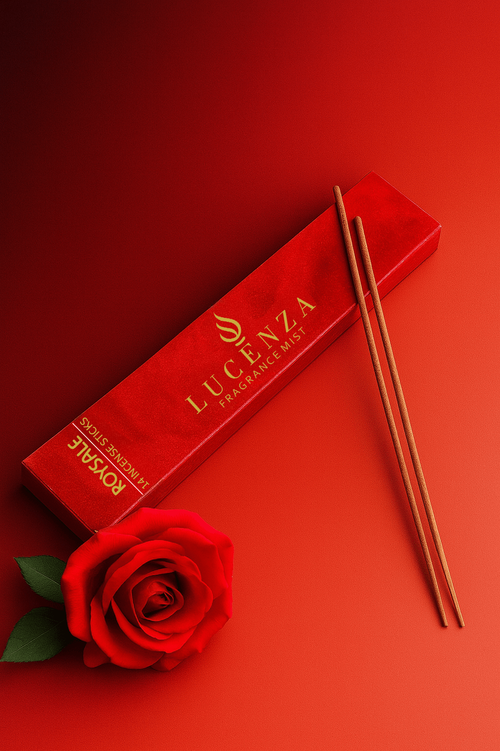 ROSE INCENSE STICKS – natural incense sticks for home fragrance