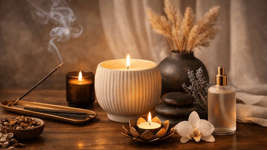 Incense sticks and Candles for relaxation