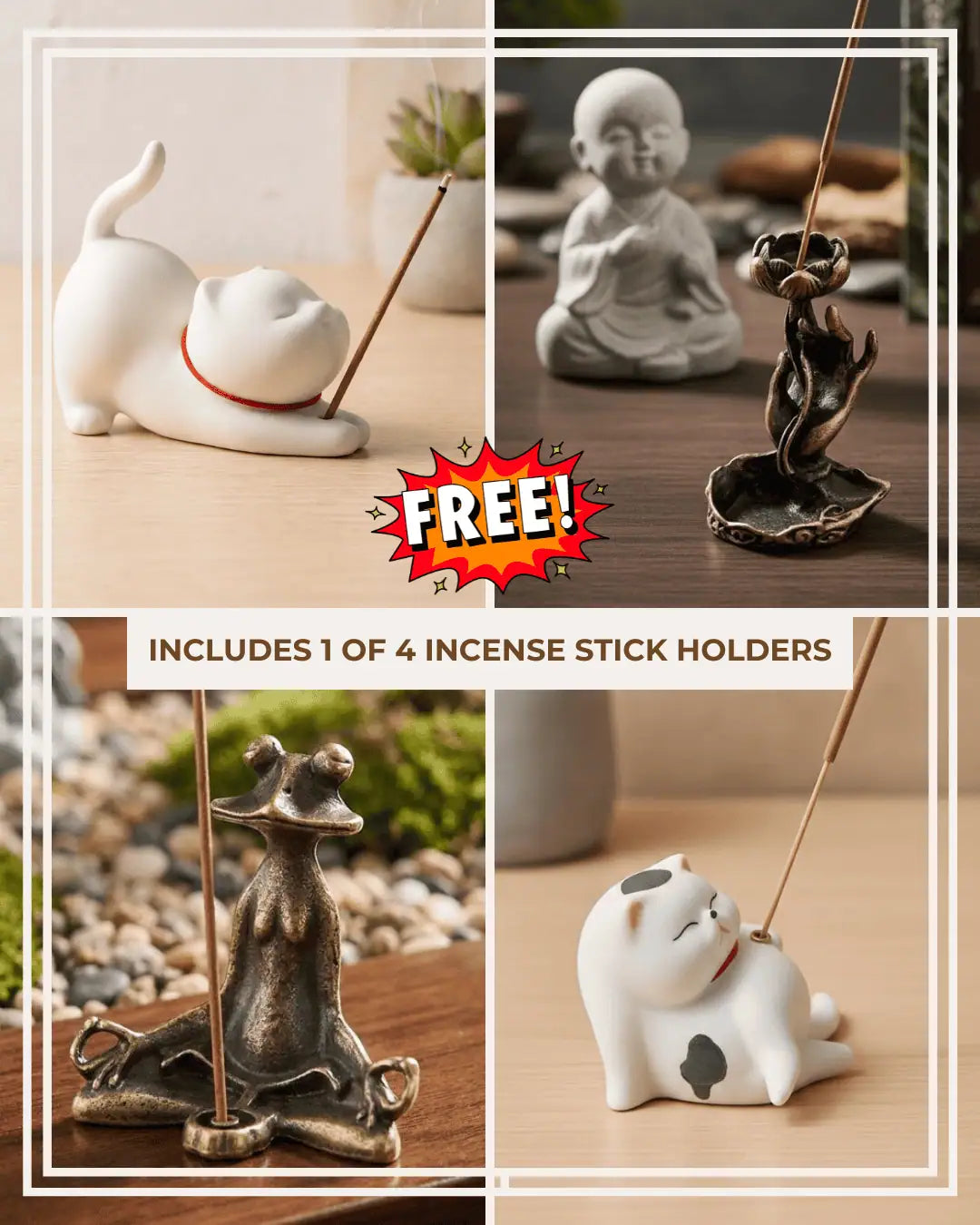 6 COMBO INCENSE STICKS